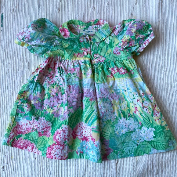 Beautiful vintage floral baby dress - Picture 1 of 6